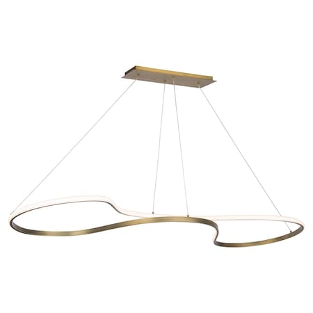 Dweled Marques 48in LED Pendant 3000K in Aged Brass PD-831